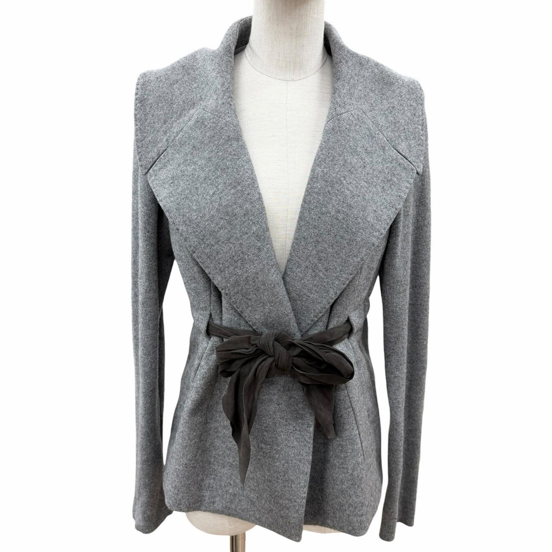 Excellent Brunello Cucinelli Jacket gray wool Women 46 DR51505