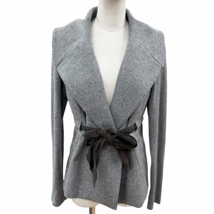 Excellent Brunello Cucinelli Jacket gray wool Women 46 DR51505