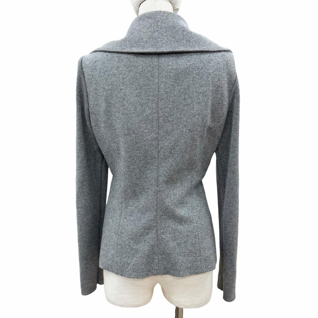 Excellent Brunello Cucinelli Jacket gray wool Women 46 DR51505