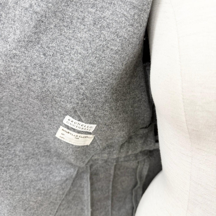 Excellent Brunello Cucinelli Jacket gray wool Women 46 DR51505