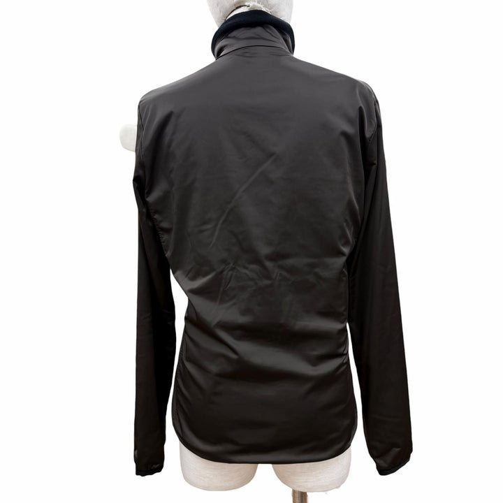 Excellent HERMES Jacket Fleece Warm-up Dark green Nylon Women M