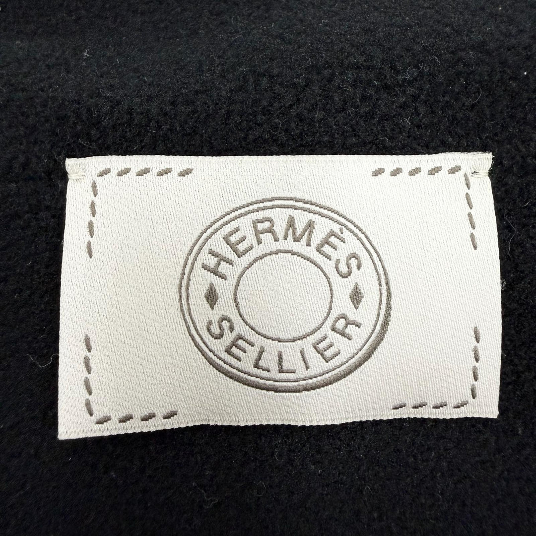 Excellent HERMES Jacket Fleece Warm-up Dark green Nylon Women M