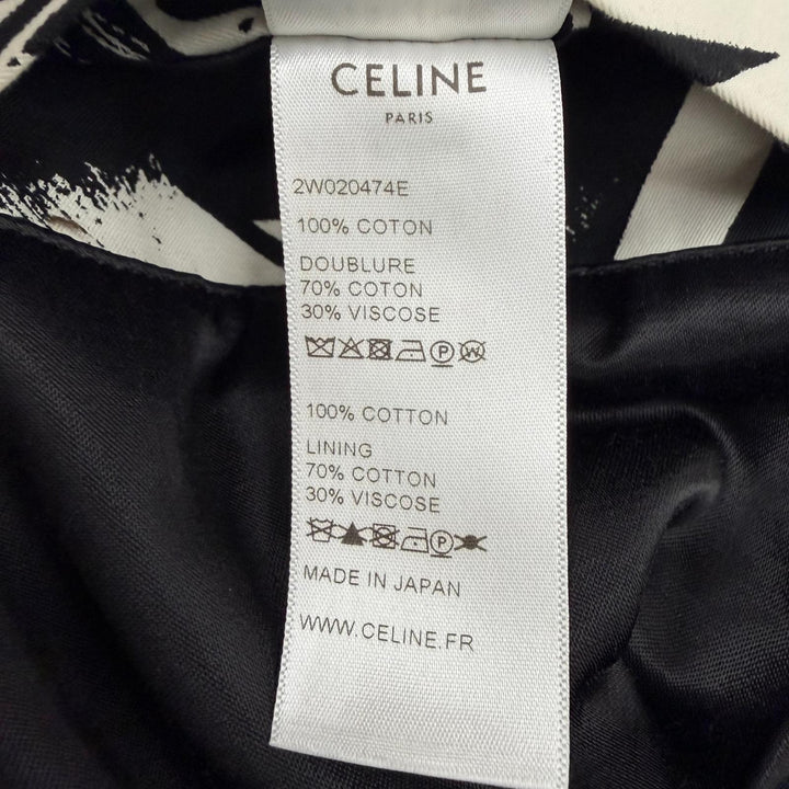 Excellent CELINE Christian Marclay Blouson Zip up jacket black mens S 2W02047E