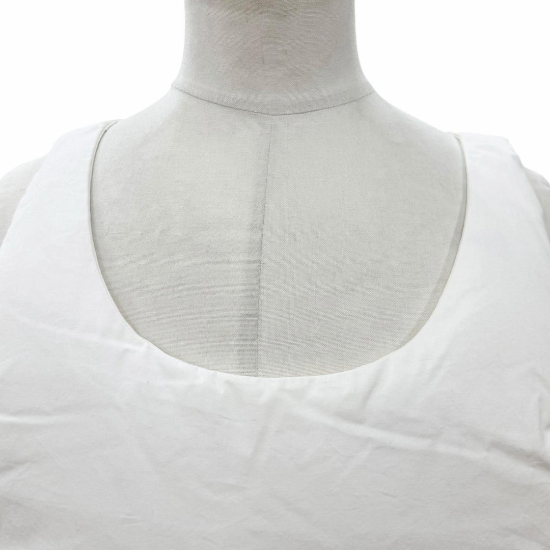 Excellent PRADA Best Triangle Logo Pullover white cotton mens M SGC352