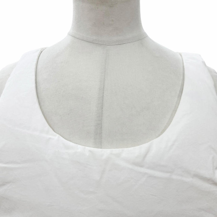 Excellent PRADA Best Triangle Logo Pullover white cotton mens M SGC352