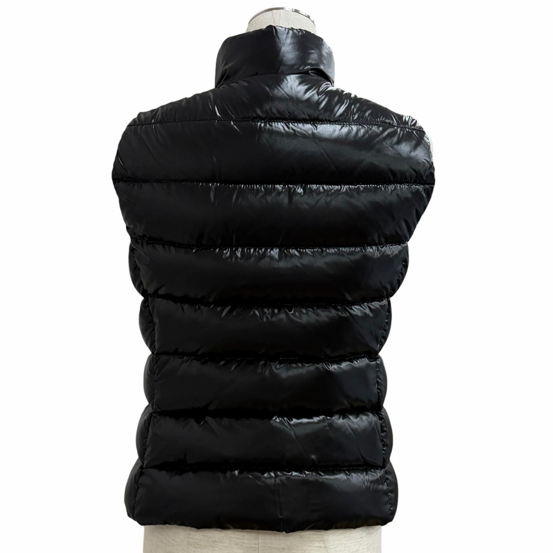 Excellent MONCLER Down vest GHANY GILET black Nylon Women 0