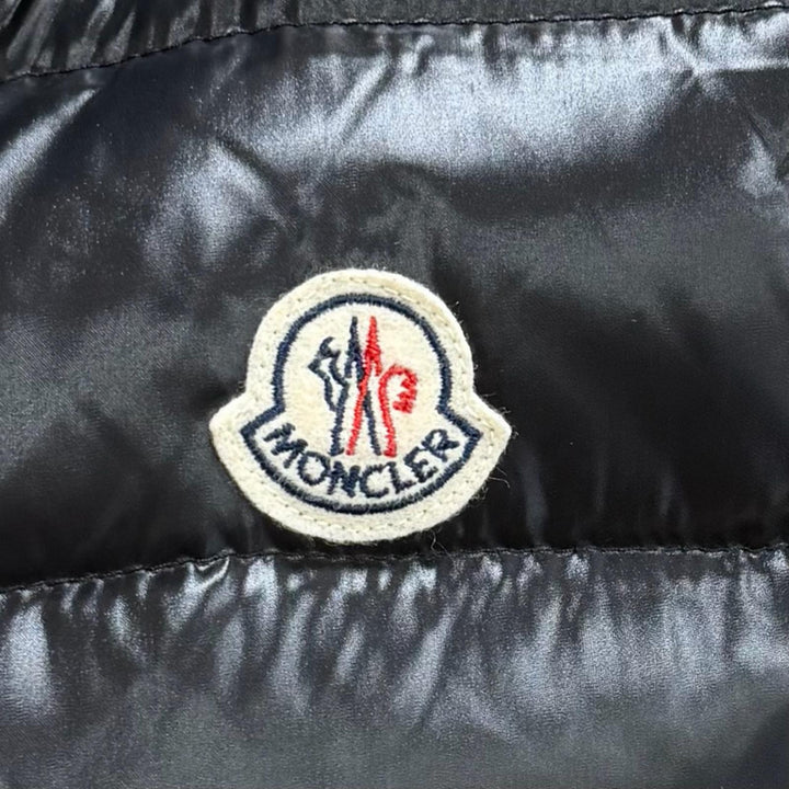 Excellent MONCLER Down vest GHANY GILET black Nylon Women 0