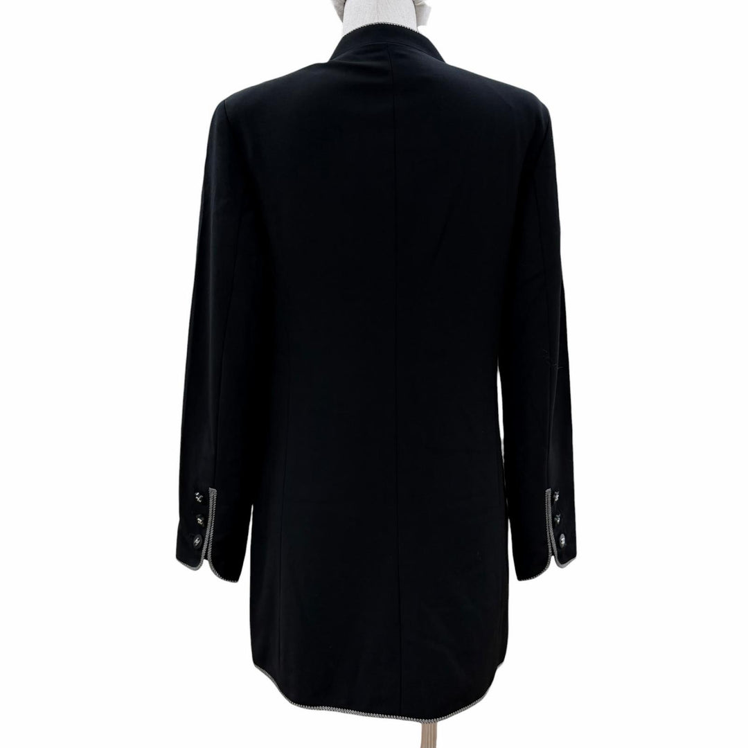 Excellent CHANEL BOUTIQUE Jacket black wool Women 36 96P P06569V02311