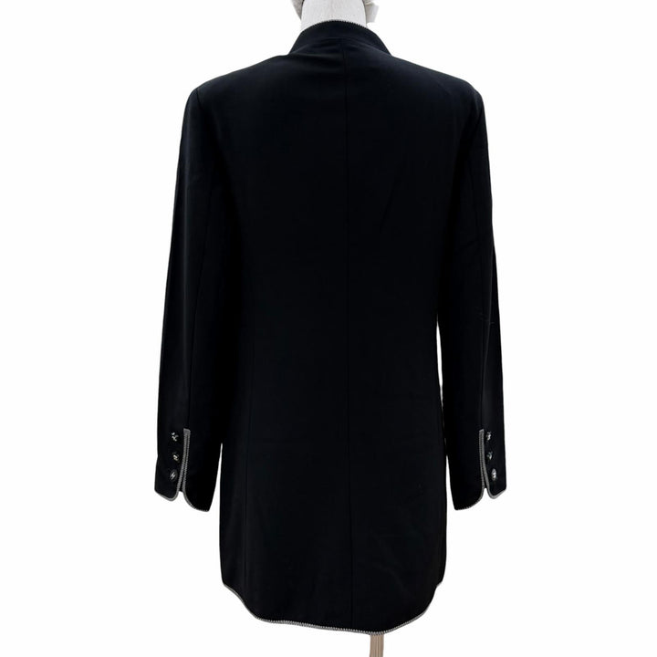 Excellent CHANEL BOUTIQUE Jacket black wool Women 36 96P P06569V02311