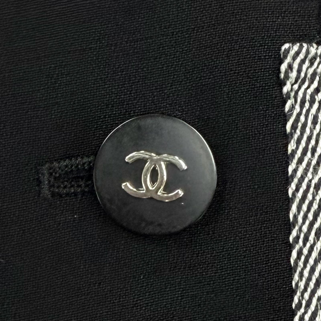 Excellent CHANEL BOUTIQUE Jacket black wool Women 36 96P P06569V02311