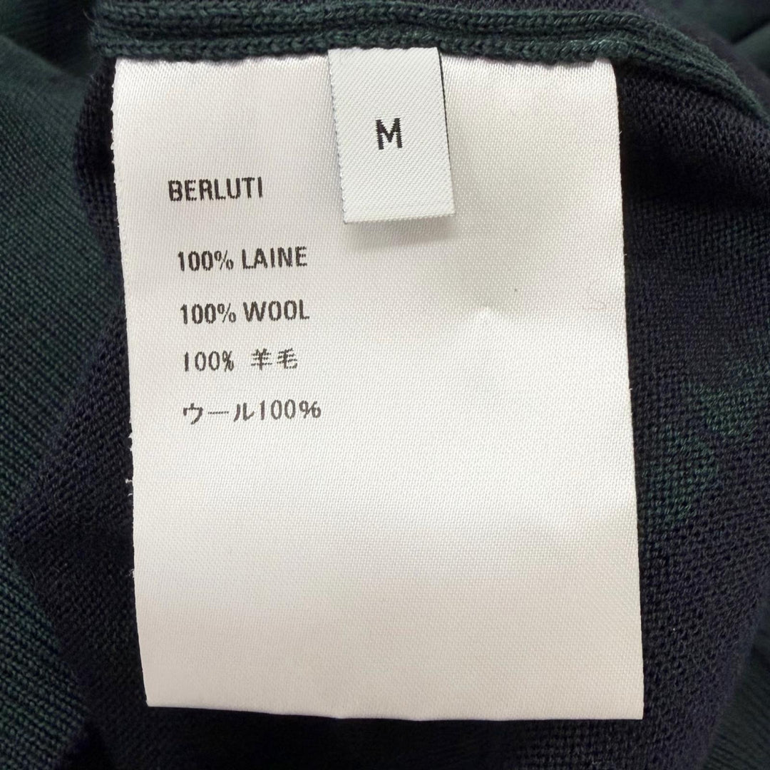 Excellent BERLUTI sweater Calligraphy Scritto pattern, lightweight fabric