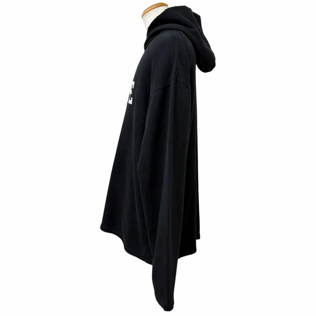 Great BALENCIAGA hoodie FREE DISTRESSED NO RIB HOODIE
