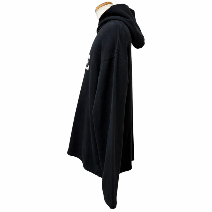 Great BALENCIAGA hoodie FREE DISTRESSED NO RIB HOODIE