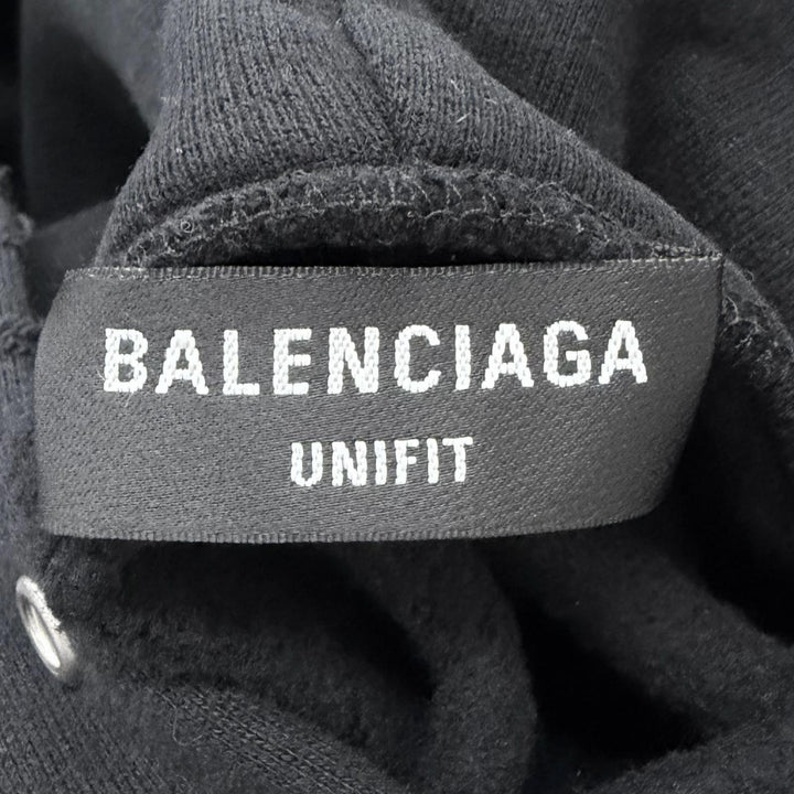 Great BALENCIAGA hoodie FREE DISTRESSED NO RIB HOODIE