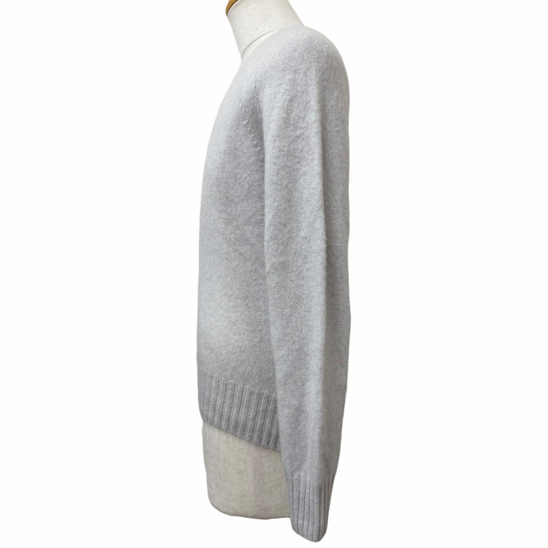 Great TOM FORD sweater V-neck brushed long-sleeve knit Light gray