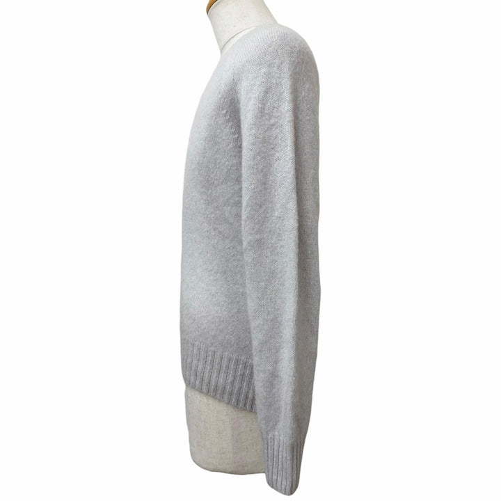 Great TOM FORD sweater V-neck brushed long-sleeve knit Light gray