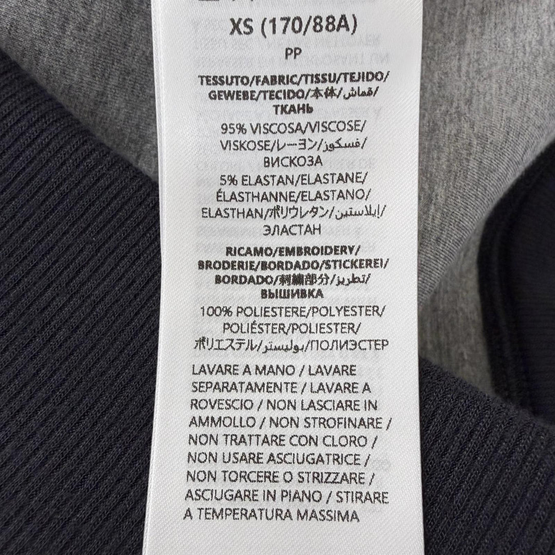 Excellent GUCCI hoodie Logo embroidered jersey pullover black