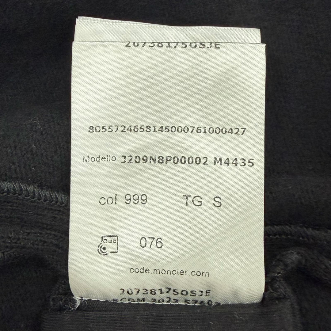 Great MONCLER RICK OWENS sweater SURF T black cotton mens S