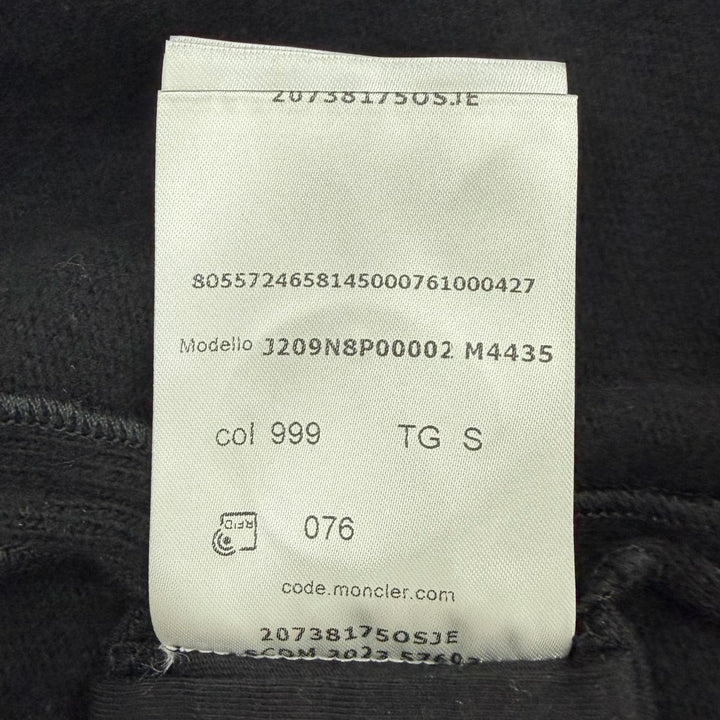 Great MONCLER RICK OWENS sweater SURF T black cotton mens S