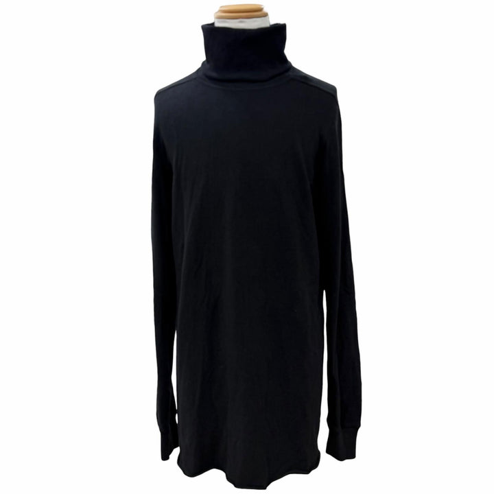 Great MONCLER RICK OWENS sweater SURF T black cotton mens S