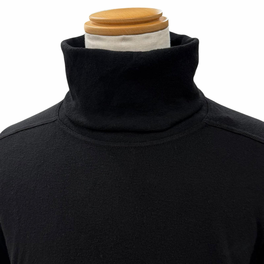 Great MONCLER RICK OWENS sweater SURF T black cotton mens S