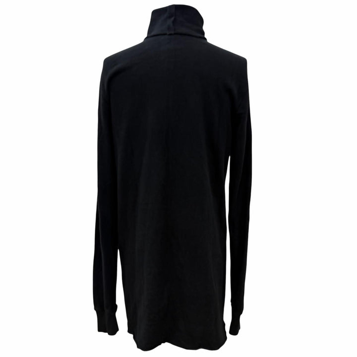 Great MONCLER RICK OWENS sweater SURF T black cotton mens S