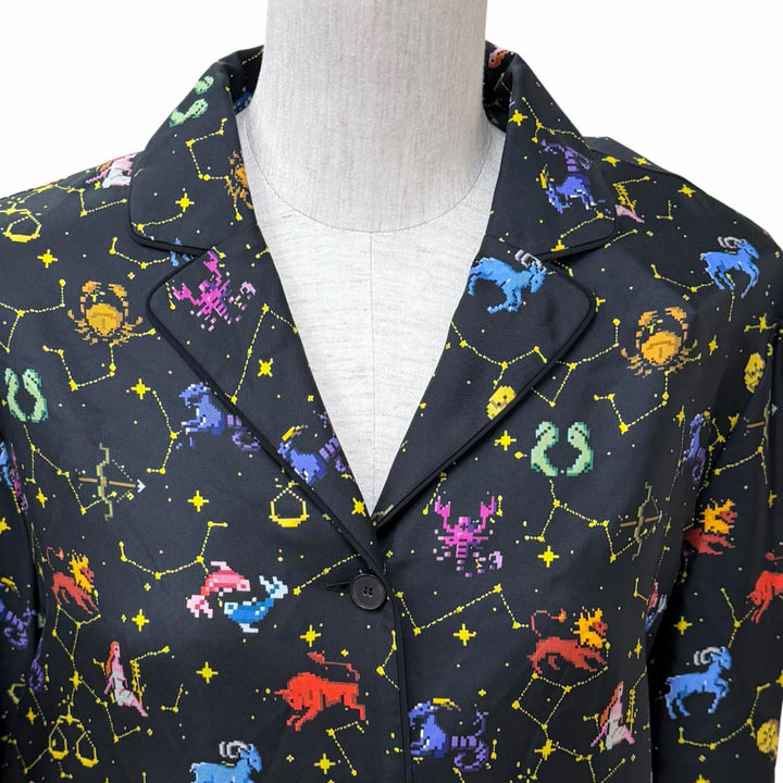 Pristine Christian Dior Long sleeve shirt black silk Women 40 241V33A6633