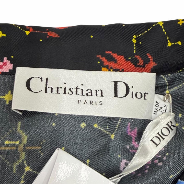 Pristine Christian Dior Long sleeve shirt black silk Women 40 241V33A6633