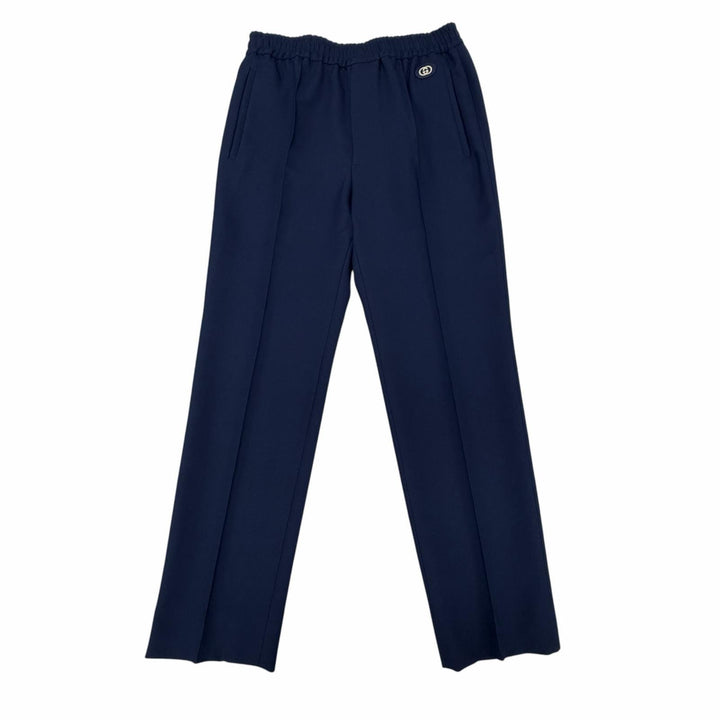 Excellent GUCCI Pants Navy polyester mens 48 690559