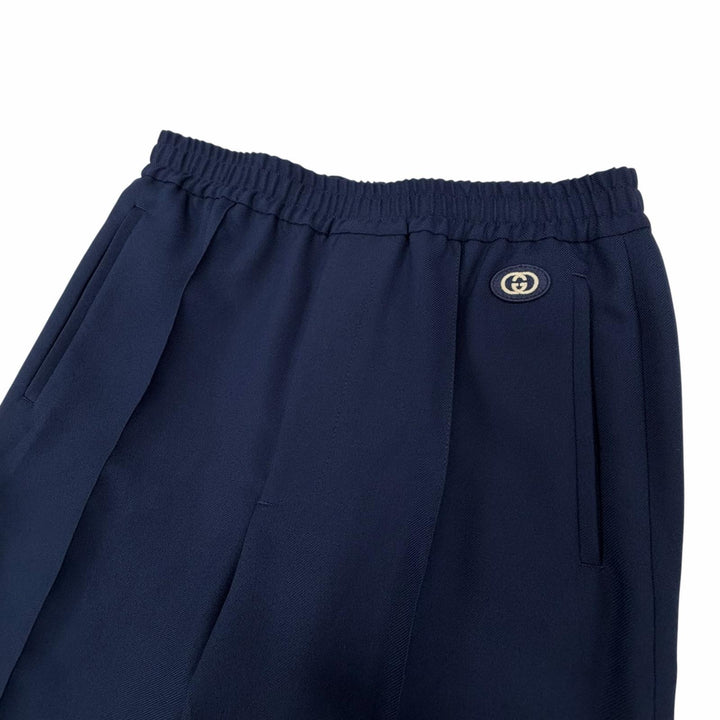 Excellent GUCCI Pants Navy polyester mens 48 690559