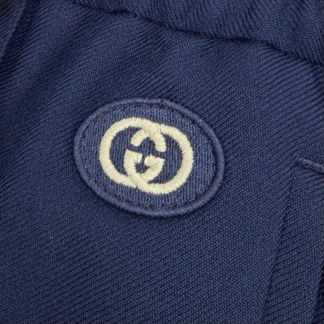 Excellent GUCCI Pants Navy polyester mens 48 690559