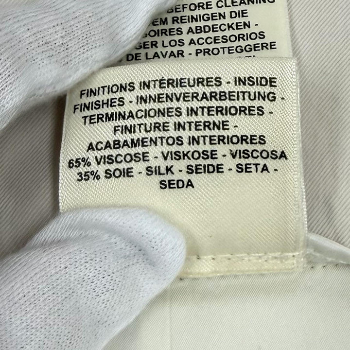 Excellent HERMES Shorts Medor Metal-trimmed plain wool light beige wool Women 36