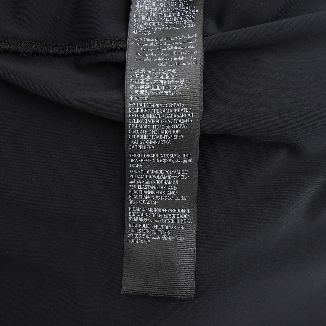 Excellent BALENCIAGA skirt Logo embroidered tracksuit mini black 698763 TYK07