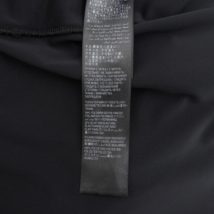 Excellent BALENCIAGA skirt Logo embroidered tracksuit mini black 698763 TYK07