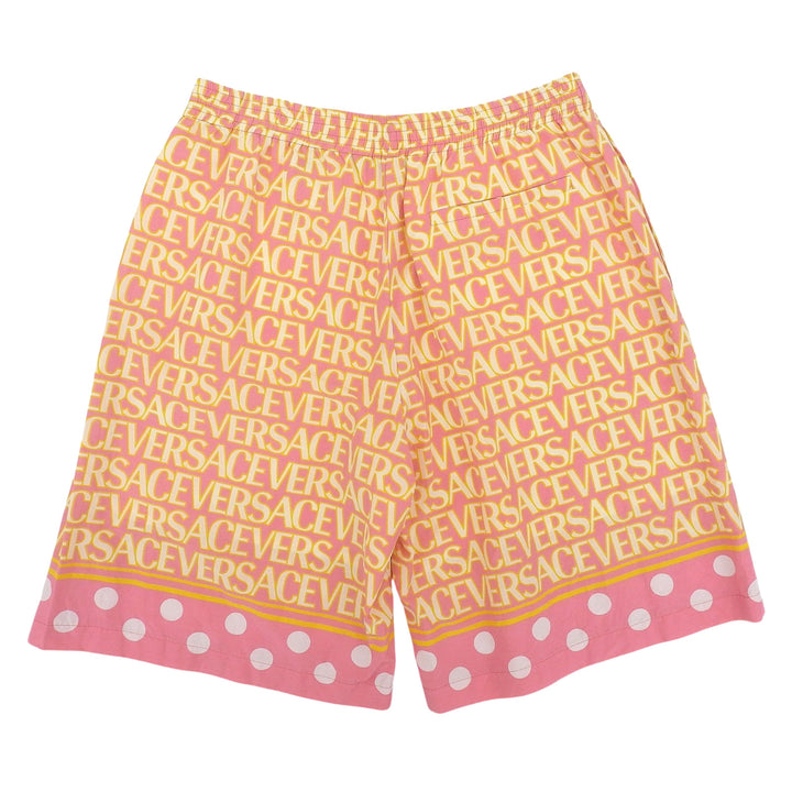 Excellent VERSACE Shorts Versace all-over pink cotton mens 48 1002476