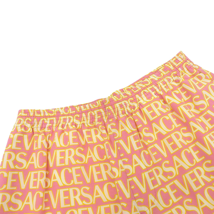 Excellent VERSACE Shorts Versace all-over pink cotton mens 48 1002476
