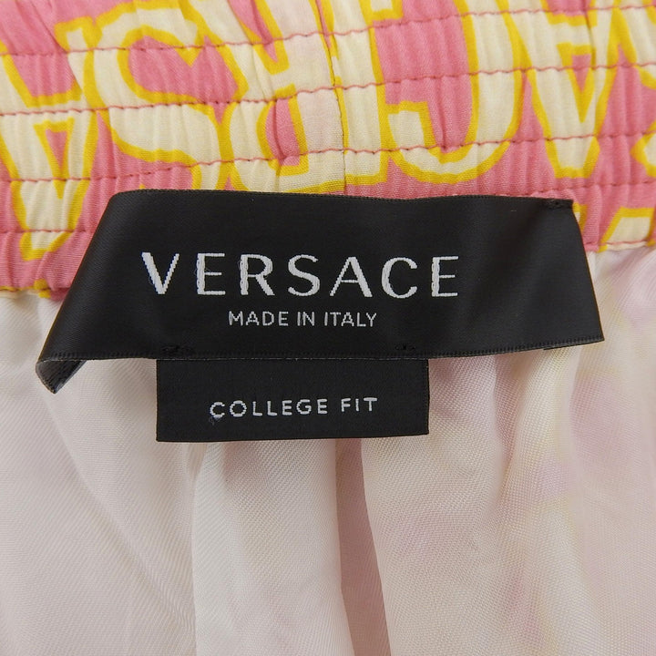Excellent VERSACE Shorts Versace all-over pink cotton mens 48 1002476
