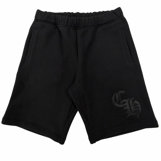 Excellent CHROME HEARTS Shorts black cotton mens L