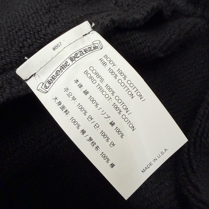 Excellent CHROME HEARTS Shorts black cotton mens L