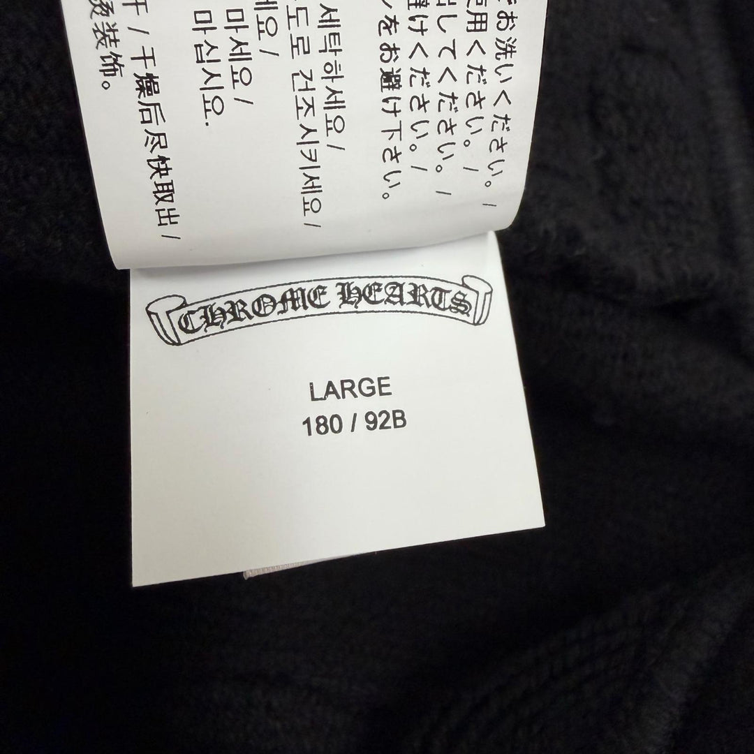 Excellent CHROME HEARTS Shorts black cotton mens L