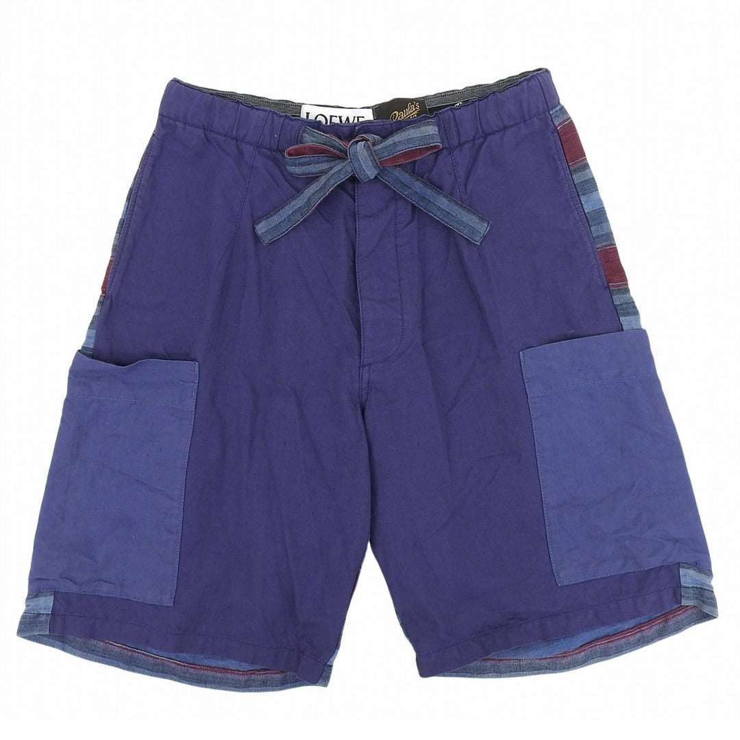 Excellent LOEWE×Paulas Ibiza Pants Cargo Half linen mens XS H616Y04X21