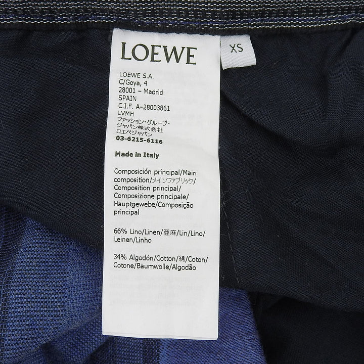Excellent LOEWE×Paulas Ibiza Pants Cargo Half linen mens XS H616Y04X21