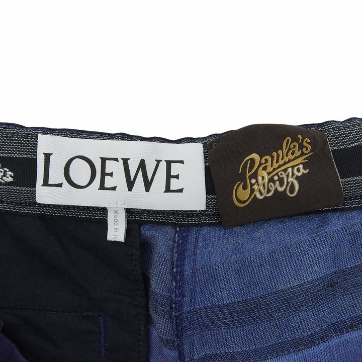 Excellent LOEWE×Paulas Ibiza Pants Cargo Half linen mens XS H616Y04X21