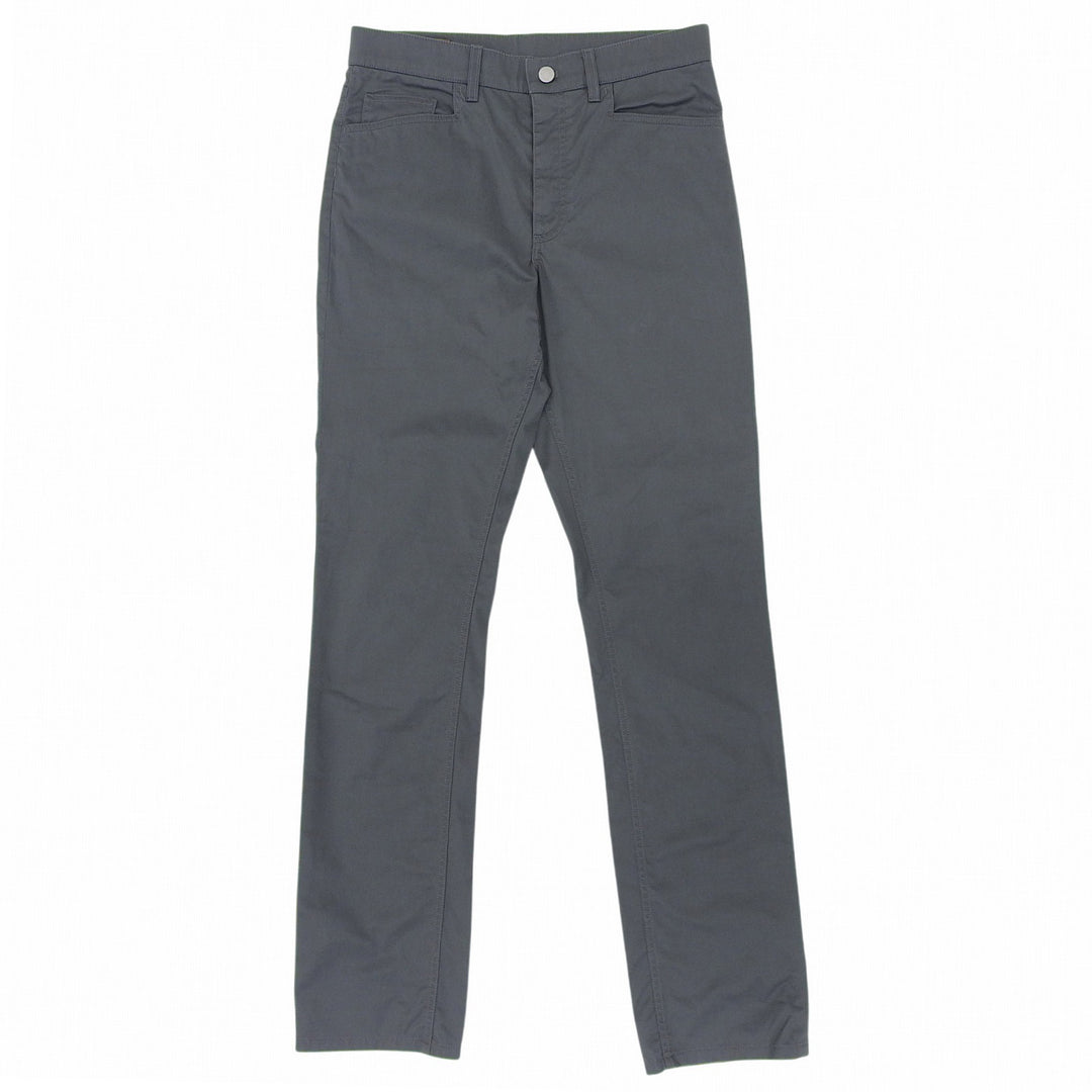 Great HERMES Pants Serie buttons, button fly, logo leather patch, mens 40
