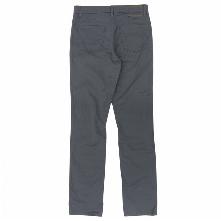 Great HERMES Pants Serie buttons, button fly, logo leather patch, mens 40