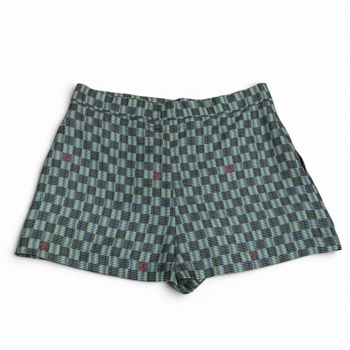 Pristine LOUIS VUITTON Shorts All-over print button fly Multi silk Women 38