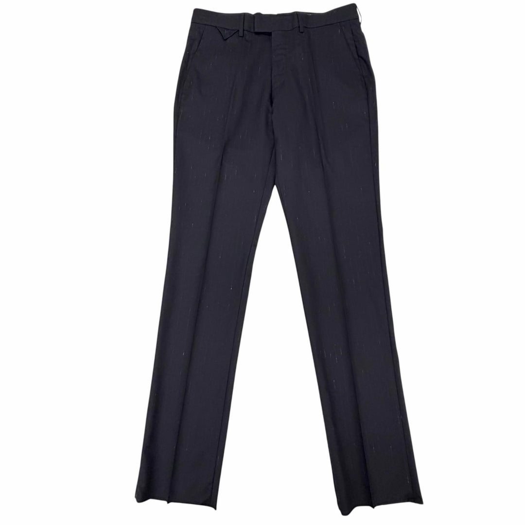 Pristine LOUIS VUITTON slacks Navy wool mens 52