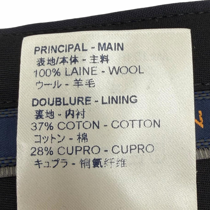 Pristine LOUIS VUITTON slacks Navy wool mens 52