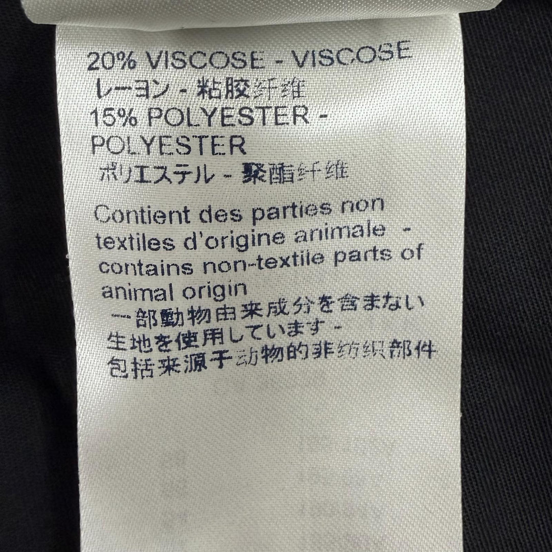 Pristine LOUIS VUITTON slacks Navy wool mens 52