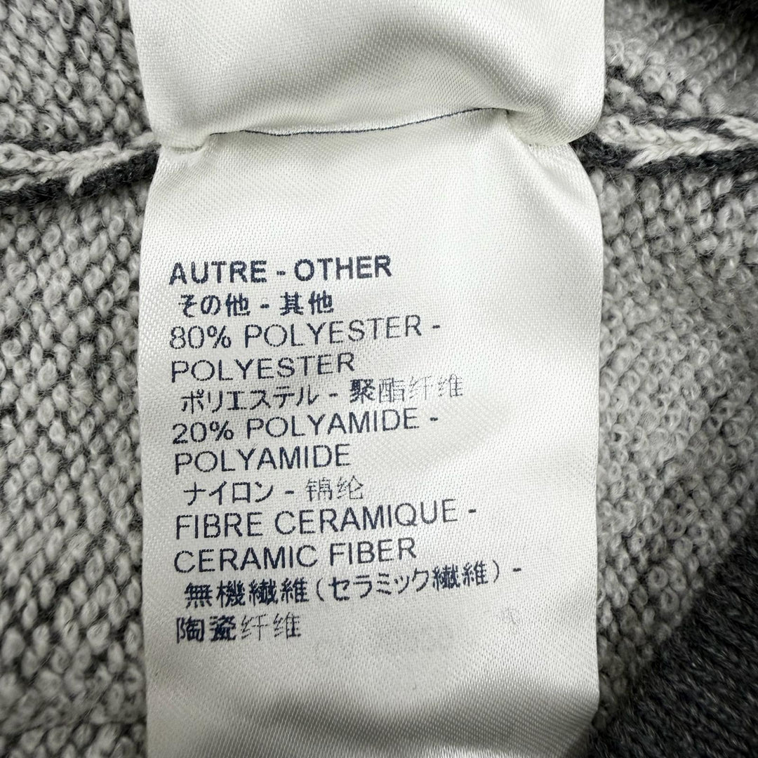 Pristine LOUIS VUITTON Pants Leather monogram gray cashmere Women S